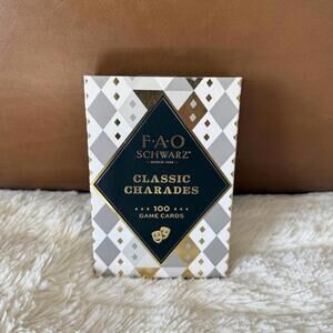 F.A.O Schwarz~ Classic Charades with 100 Game Cards